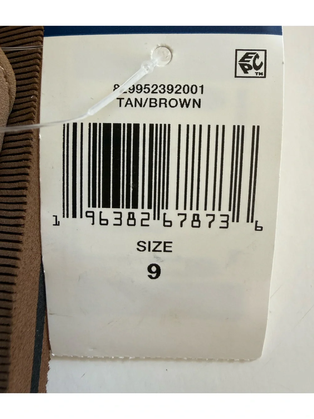 Ralph Lauren Kids Tan Brown Flip Flops Elastic Heel Strap Size 9 Toddler  NWT